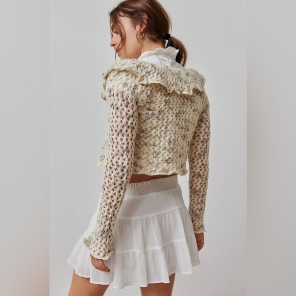 Kimchi Blue Aster Open-Knit Cardigan NWT Size S - Picture 3 of 8